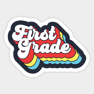 First Grade Sticker